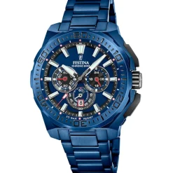 Festina Montre Acier<Montre Homme Special Editions - F20729-1 Bracelet Acier Bleu