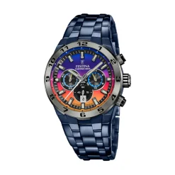 Festina Montre Acier<Montre Homme Special Editions - F20709-1 Bracelet Acier Bleu