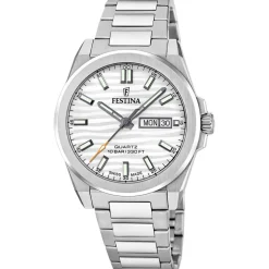 Festina Swiss Made Montre Acier<Montre Homme Classiques Acier - F20073-1 Bracelet Acier Argent
