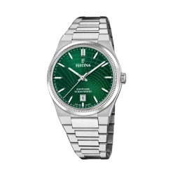 Festina Swiss Made Montre Acier<Montre Homme Rive Collection - F20051-5 Bracelet Acier Argent