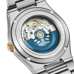 Festina Swiss Made Montre Acier<Montre Homme Automatico - F20030-1 Bracelet Acier Argent