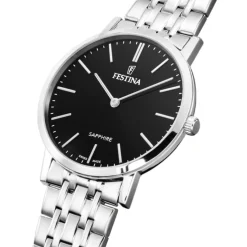 Festina Swiss Made Montre Acier<Montre Homme Classiques Acier - F20045-4 Bracelet Acier Argent