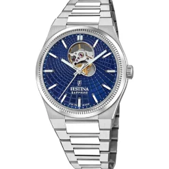 Festina Swiss Made Montre Acier|Montre Automatique<Montre Homme Automatic - F20053-2 Bracelet Acier Argent