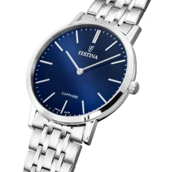 Festina Swiss Made Montre Acier<Montre Homme Classiques Acier - F20045-3 Bracelet Acier Argent