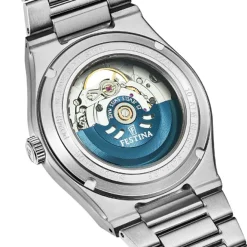 Festina Swiss Made Montre Acier|Montre Automatique<Montre Homme Automatic - F20053-3 Bracelet Acier Argent