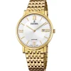 Festina Swiss Made Montre Acier<Montre Homme Classiques Acier - F20020-1 Bracelet Acier Doré