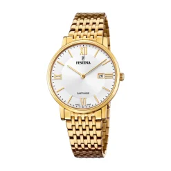 Festina Swiss Made Montre Acier<Montre Homme Classiques Acier - F20020-1 Bracelet Acier Doré