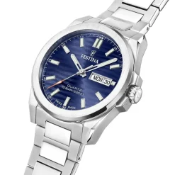 Festina Swiss Made Montre Acier<Montre Homme Classiques Acier - F20073-2 Bracelet Acier Argent