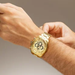 Festina Montre Acier<Montre Homme Timeless Chronograph - F20684-1 Bracelet Acier Doré