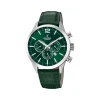Festina Montre Cuir<Montre Homme Timeless Chronograph - F20542-7 Bracelet Cuir Vert