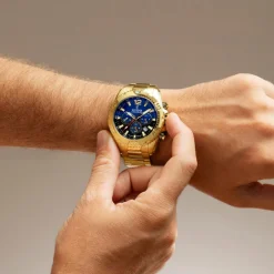 Festina Montre Acier<Montre Homme Timeless Chronograph - F20684-2 Bracelet Acier Doré