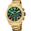Festina Montre Acier<Montre Homme Timeless Chronograph - F20684-3 Bracelet Acier Doré