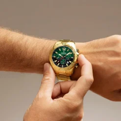 Festina Montre Acier<Montre Homme Timeless Chronograph - F20684-3 Bracelet Acier Doré