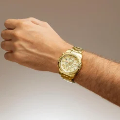 Festina Montre Acier<Montre Homme Timeless Chronograph - F20705-2 Bracelet Acier Doré