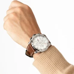 Festina Montre Acier<Montre Homme Timeless Chronograph - F20692-1 Bracelet Acier Marron