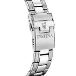 Festina Montre Acier<Montre Homme Timeless Chronograph - F20694-3 Bracelet Acier Argenté