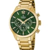 Festina Montre Acier<Montre Homme Timeless Chronograph - F20633-5 Bracelet Acier Doré