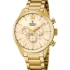 Festina Montre Acier<Montre Homme Timeless Chronograph - F20633-4 Bracelet Acier Doré