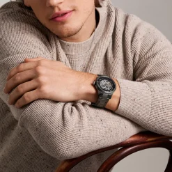 Fossil Montres Montre Acier|Montre Automatique<Montre Homme Automatic - ME3268 Bracelet Acier Gris foncé