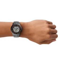 Fossil Montres Montre Acier|Montre Automatique<Montre Homme Automatic - ME3268 Bracelet Acier Gris foncé