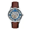 Fossil Montres Montre Automatique|Montre Cuir<Montre Homme Automatic - ME3267 Bracelet Cuir Marron