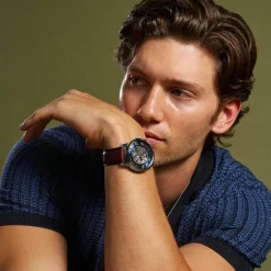 Fossil Montres Montre Automatique|Montre Cuir<Montre Homme Automatic - ME3267 Bracelet Cuir Marron