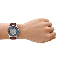 Fossil Montres Montre Automatique|Montre Cuir<Montre Homme Automatic - ME3267 Bracelet Cuir Marron