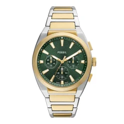 Fossil Montres Montre Acier<Montre Homme Everett - FS6106 Bracelet Acier Bicolore