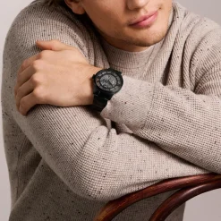 Fossil Montres Montre Acier|Montre Automatique<Montre Homme Automatic - ME3269 Bracelet Acier Noir