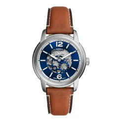 Fossil Montres Montre Automatique|Montre Cuir<Montre Homme Automatic - ME3263 Bracelet Cuir Marron
