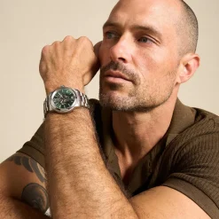 Fossil Montres Montre Acier|Montre Automatique<Montre Homme Automatic - ME3262 Bracelet Acier Argenté