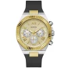 Guess Montre Cuir<Montre Homme Equity - GW0791G1 Bracelet Acier Noir