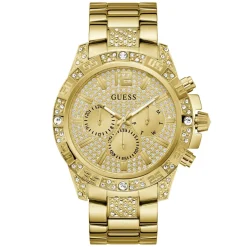 Guess Montre Acier<Montre Homme Majestic - GW0796G2 Bracelet Acier Doré