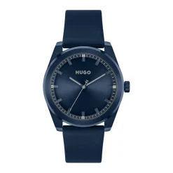 Hugo Montre Cuir<Montre Homme #Bright - 1530352 Bracelet Cuir Bleu