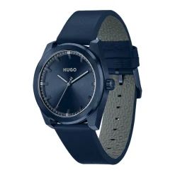 Hugo Montre Cuir<Montre Homme #Bright - 1530352 Bracelet Cuir Bleu