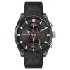 Hugo Montre Cuir<Montre Homme #Fast - 1530370 Bracelet Cuir Noir