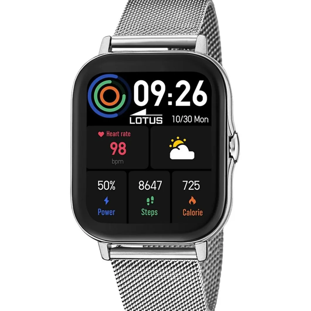 Lotus Montre Acier<Montre Homme Intelligente Montres 01-031 SMARTWATCH L50044-1 - Bracelet Acier