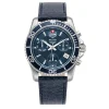 JDM Military Montre Acier<Montre Homme Sierra Chrono - JDM-WG019-06 Bracelet Acier Bleu