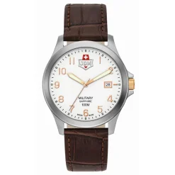 JDM Military Montre Cuir<Montre Homme Alpha I - JDM-WG001-02 Bracelet Cuir Marron