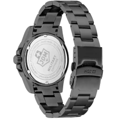 JDM Military Montre Acier<Montre Homme Delta 24 - JDM-WG018-04 Bracelet Acier Noir