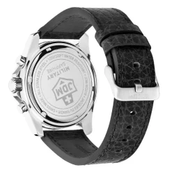 JDM Military Montre Acier<Montre Homme Sierra Chrono - JDM-WG019-05 Bracelet Acier Noir
