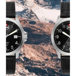 JDM Military Montre Cuir<Montre Homme Alpha I - JDM-WG001-01 Bracelet Cuir Noir