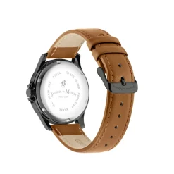 JDM Military Montre Cuir<Montre Homme Alpha I - JDM-WG001-04 Bracelet Cuir Marron