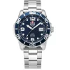 JDM Military Montre Acier<Montre Homme Mike - JDM-WG020-03 Bracelet Acier Argent