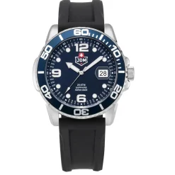 JDM Military Montre Acier<Montre Homme Mike - JDM-WG020-03 Bracelet Acier Argent