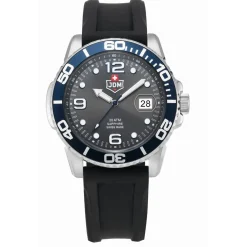 JDM Military Montre Acier<Montre Homme Mike - JDM-WG020-01 Bracelet Acier Argent