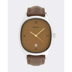 Kelton Montre Cuir<Montre Homme Grande Colorama - 9124932 Double Choco