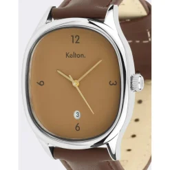 Kelton Montre Cuir<Montre Homme Grande Colorama - 9124932 Double Choco