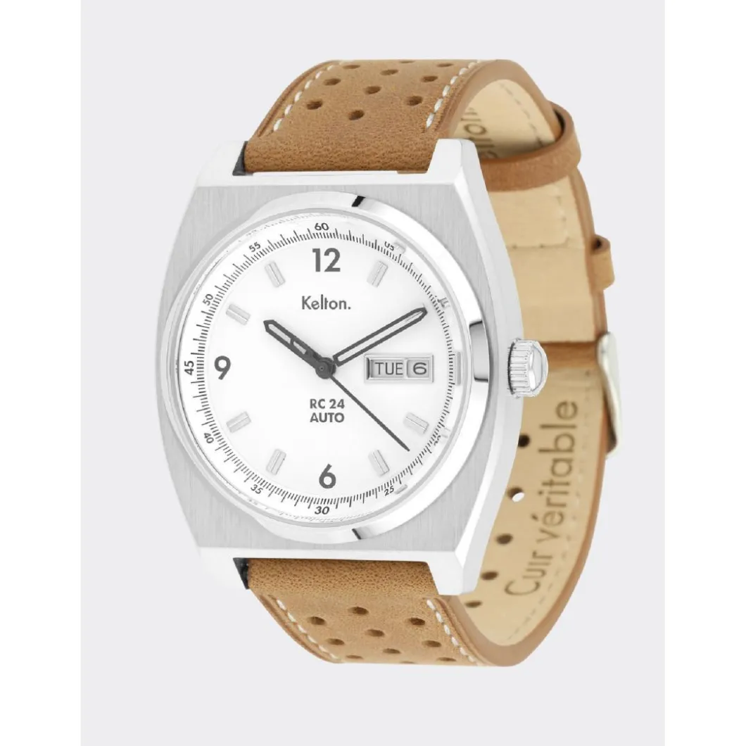 Kelton Montre Automatique|Montre Cuir<Montre Homme RC 24 Auto - 9124822 Blanche