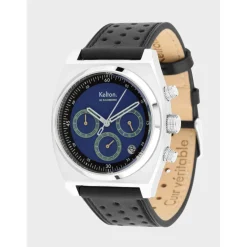 Kelton Montre Cuir<Montre Homme RC 24 Chrono - 9124832 Méca-Quartz Bleu